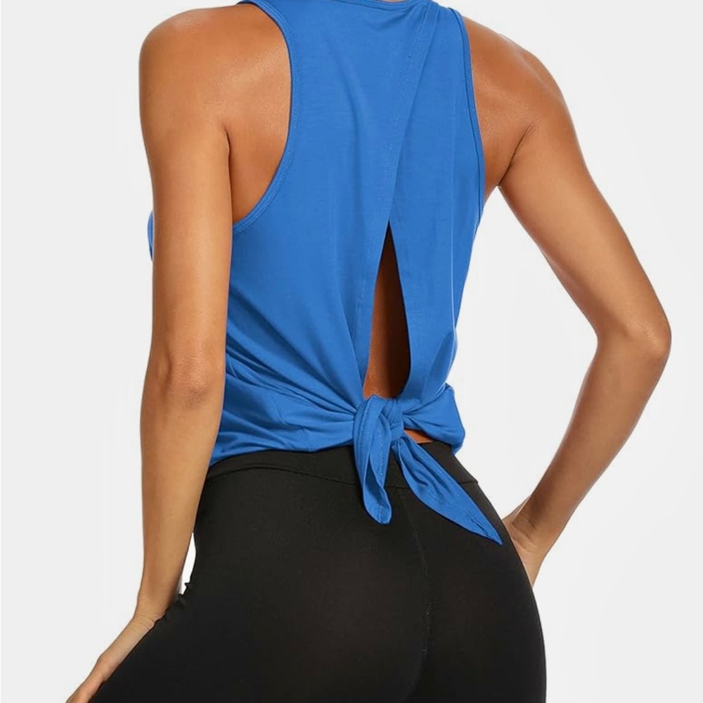 NWT Bestisun blue workout shirt